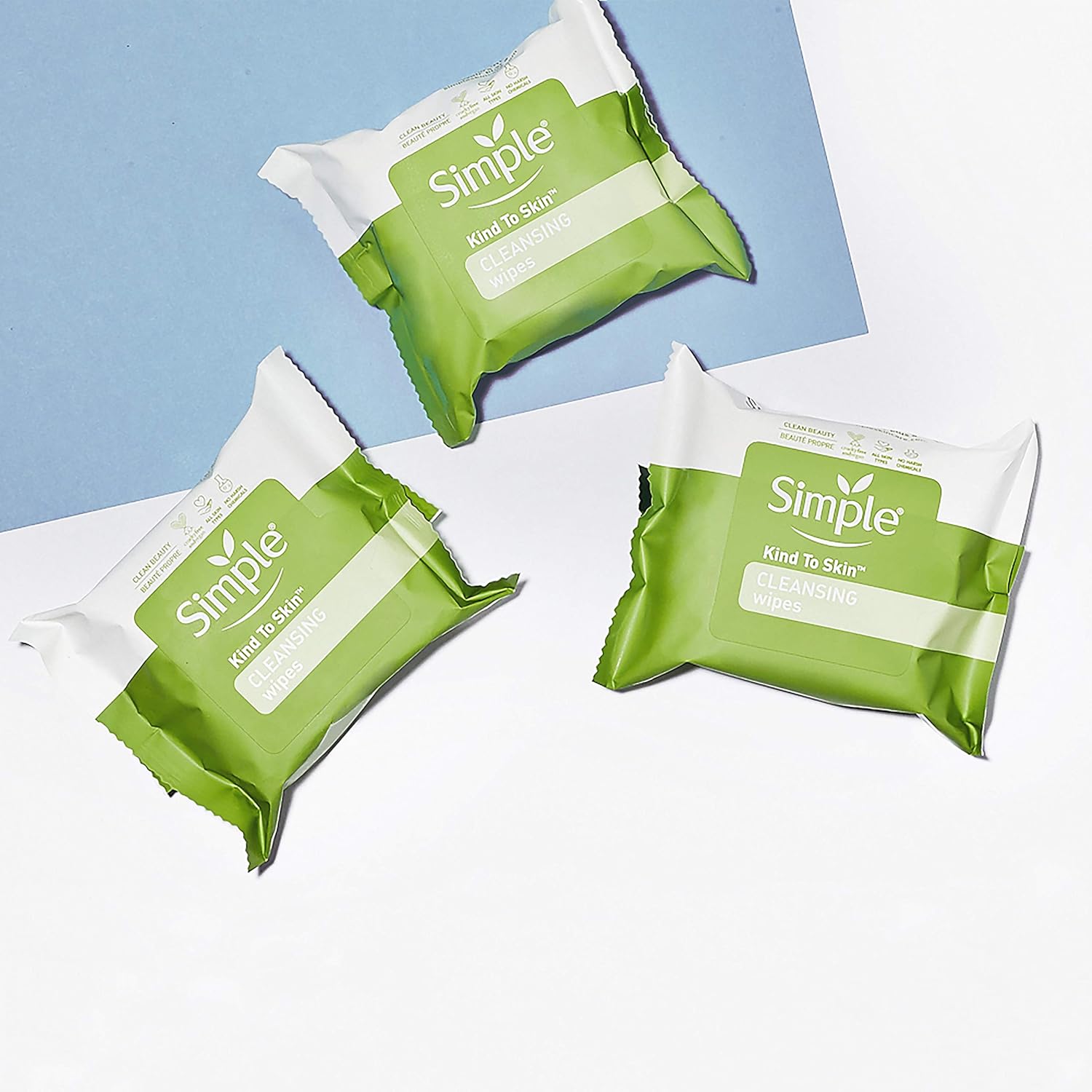 Simple Cleansing Facial Wipes 1 DS(Pack of 2): Beauty