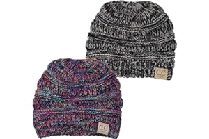 Funky Junque Kids Cozy Ribbed Beanie - Warm Winter Knit Cap for Toddlers