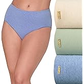 Bali womens Underwear Brief Pack, Lux Cotton Essentials Brief Underwear, Moisture-wicking, 3-pack
