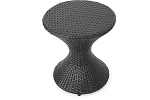 Christopher Knight Home Franklin Outdoor Wicker Hourglass Side Table, Multibrown