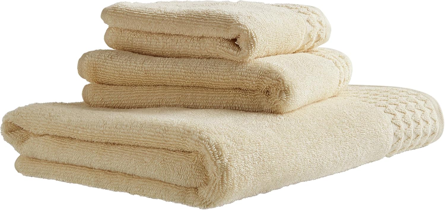  Brand – Stone & Beam Tencel Bath Towel Set, Set of 3, Heather: Home & Kitchen