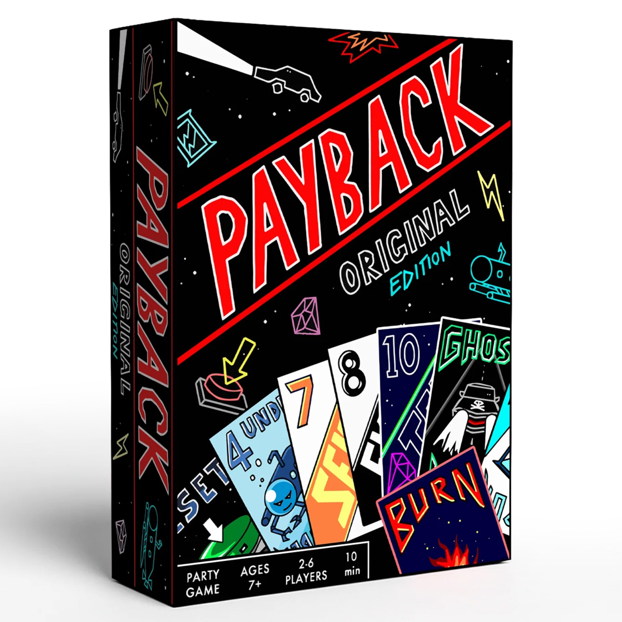 PAYBACK Original Edition – Fun Family Card Games with Betrayal, Strategy & Chaos for Teens & Adults, Fast-paced Party & Travel Game Night Favorite, Ideal for Teens, Friends & Families