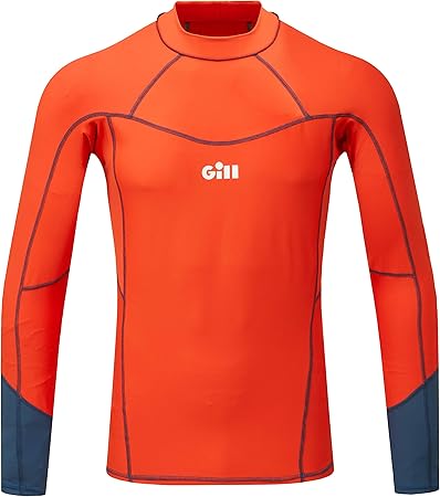 Amazon Gill ギル プロ ラッシュガード Uv50 プロテクション ロングスリーブ メンズ Pro Rash Vest Long Sleeve Men S オレンジ L 50 車 バイク 車 バイク