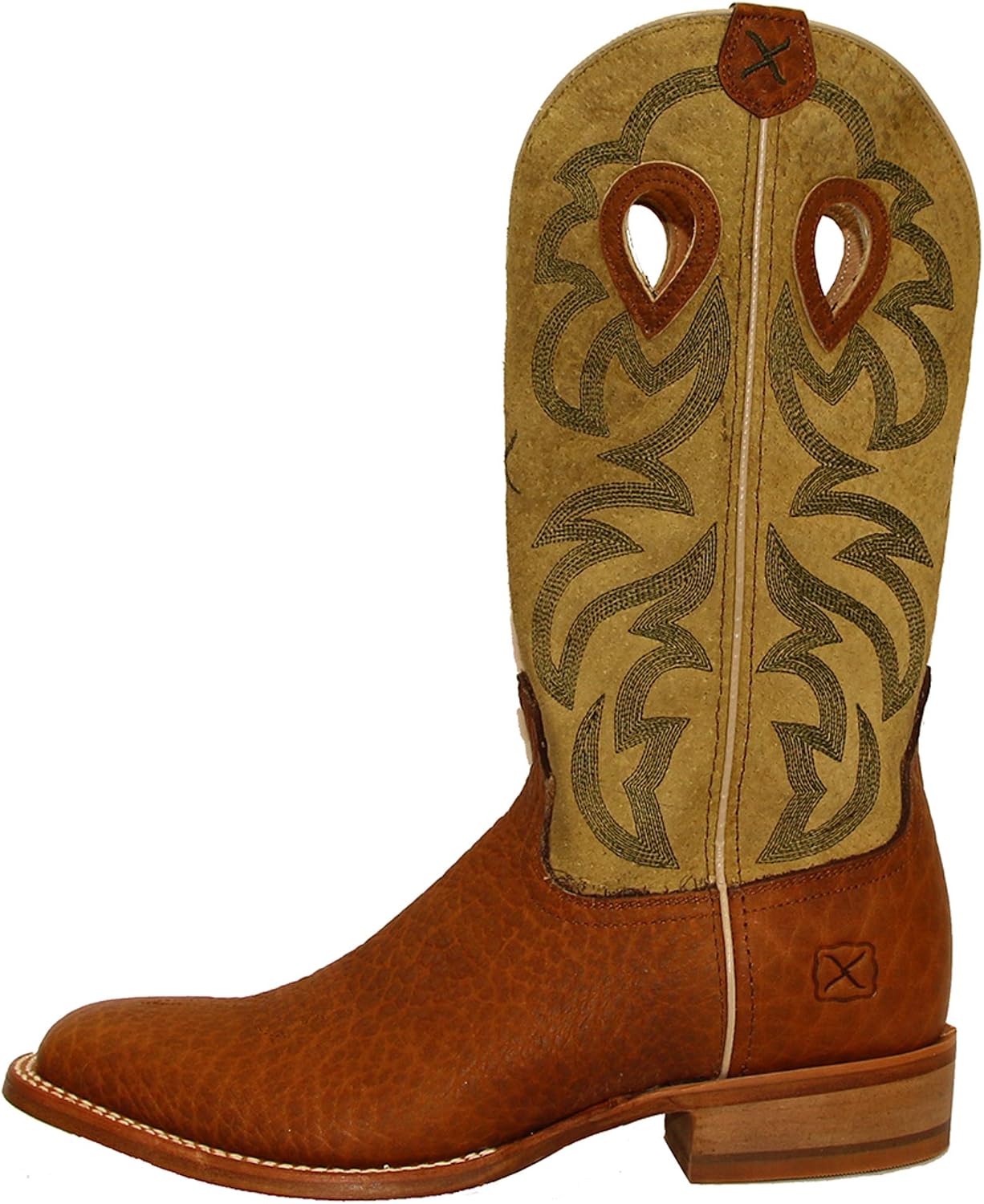 Ruff Stock Cowboy Boot Square Toe 