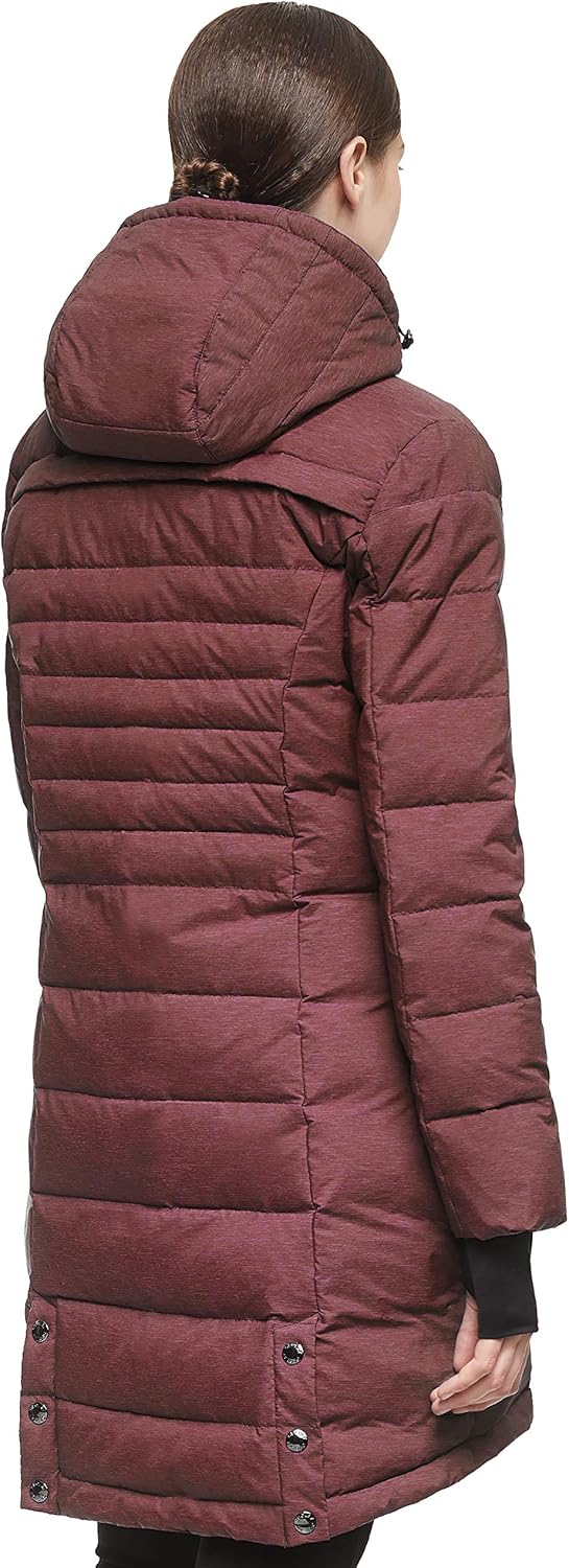 Orolay Women's Down Jacket Coat Mid-Length: Clothing