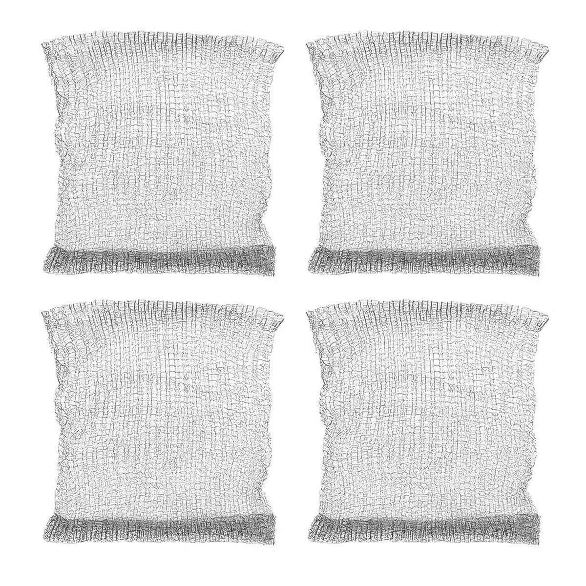 Tiardey Pack of 4 Vole Protection Plant Net Bag Plant Root Protection Basket for Vegetables Fruit Tree Flowers Plants (35 x 35 cm)