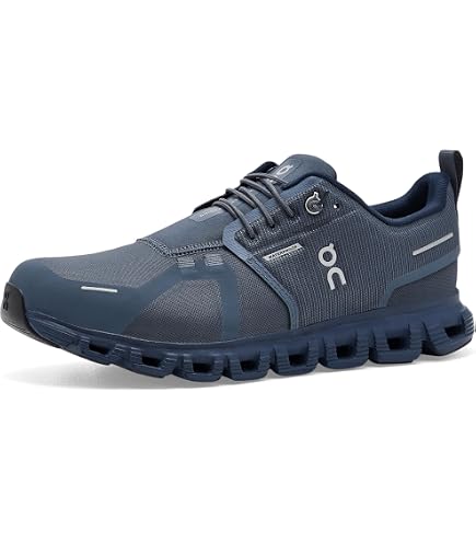 Amazon.com | On Women's Cloud 5 Waterproof Sneakers, All Black, 5