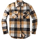 VENZULIA Mens Flannel Casual Buttondown Shirt Two Pocket Longsleeve Regular fit Shirts
