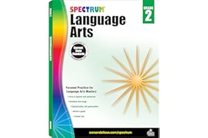 Spectrum Language Arts Grade 2 Workbook, Grammar, Punctuation, Parts of Speech, Proofreading, and Writing Practice, Classroom