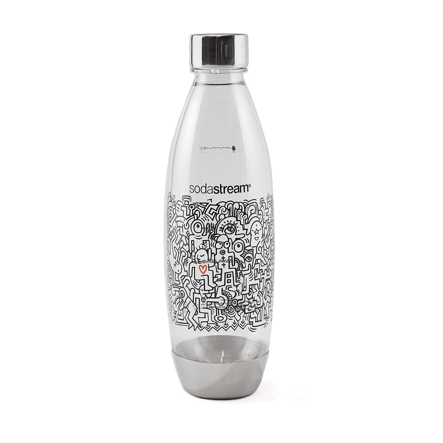SodaStream 1L Metal Doodle Carbonating Bottle, 1 count