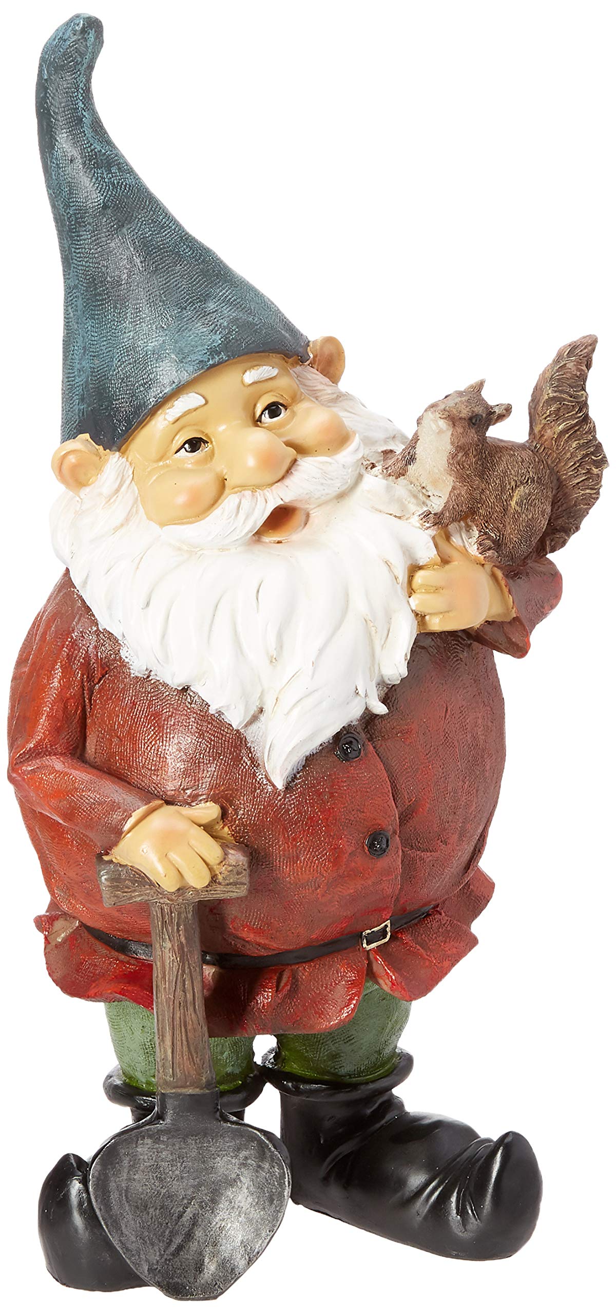 Design Toscano QM211241 Garden Gnome Statue - Digger the Gnome - Outdoor Garden Gnomes - Funny Lawn Gnome Statues - yellow