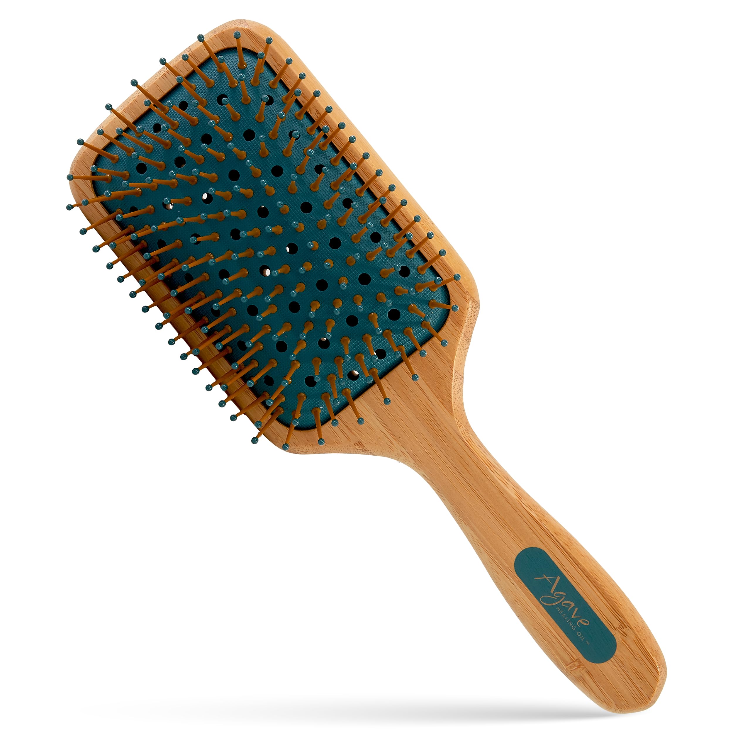 Agave Healing Oil Agave Professional Natural Bamboo Wood Brush Cepillo
