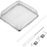 Frienda Flying Animal Screen RV Furnace Vent Cover 4.5 x 4.5 x 1.3 Inches Stainless Steel Mesh with Installation Tool and 16.