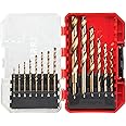 CRAFTSMAN 14-Piece Gold Oxide Drill Bit Set for Wood, Plastic, or Metal (CMAM2214)