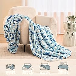 L'AGRATY Chunky Knit Blanket
