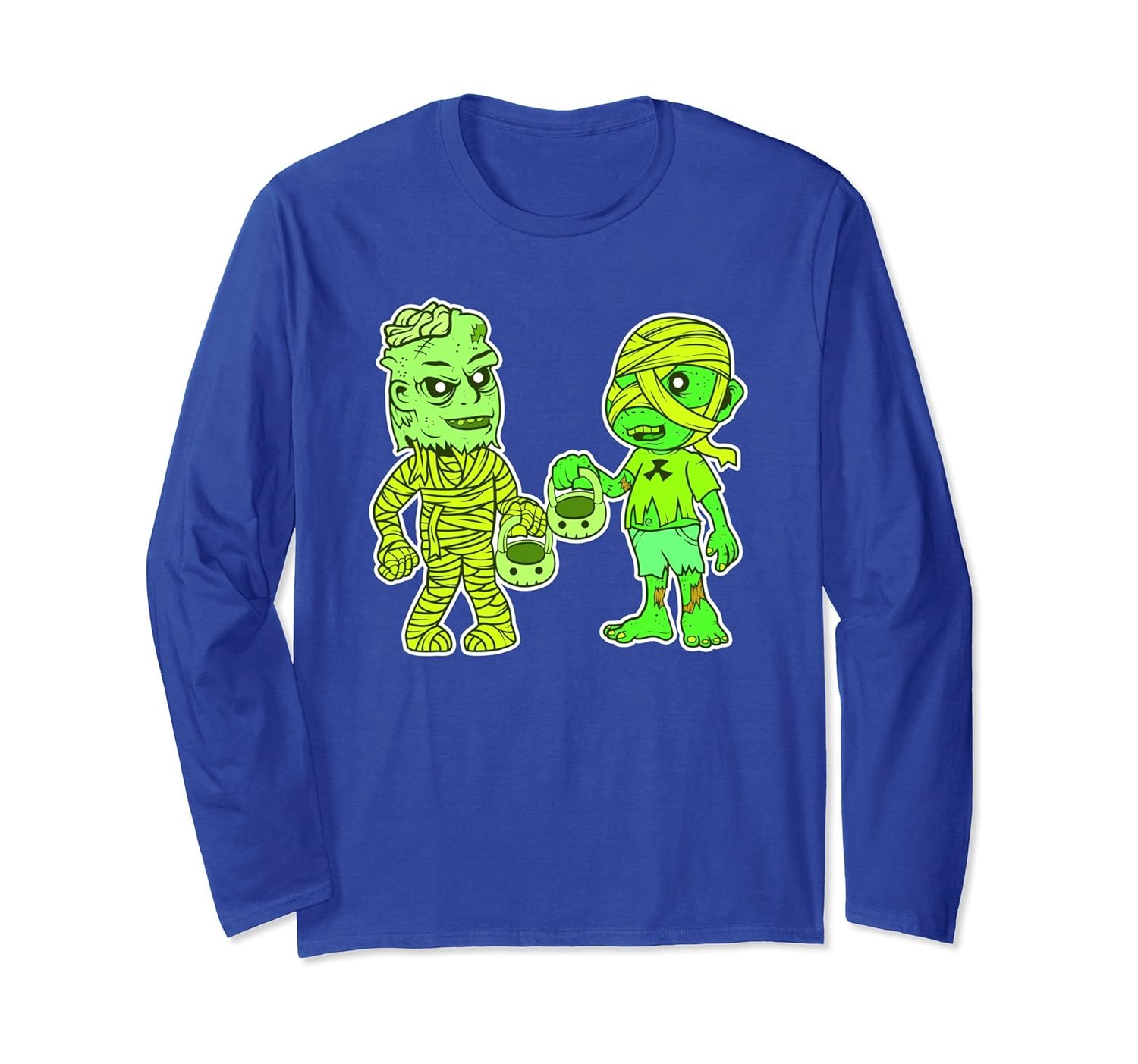 Halloween Zombie Mummy Long Sleeve Shirt-ANZ