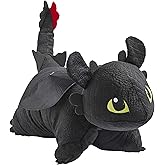 Pillow Pets 16 inch How to Train Your Dragon Toothless Stuffed Animal, NBCUniversal Plush Toy Gift for Kids