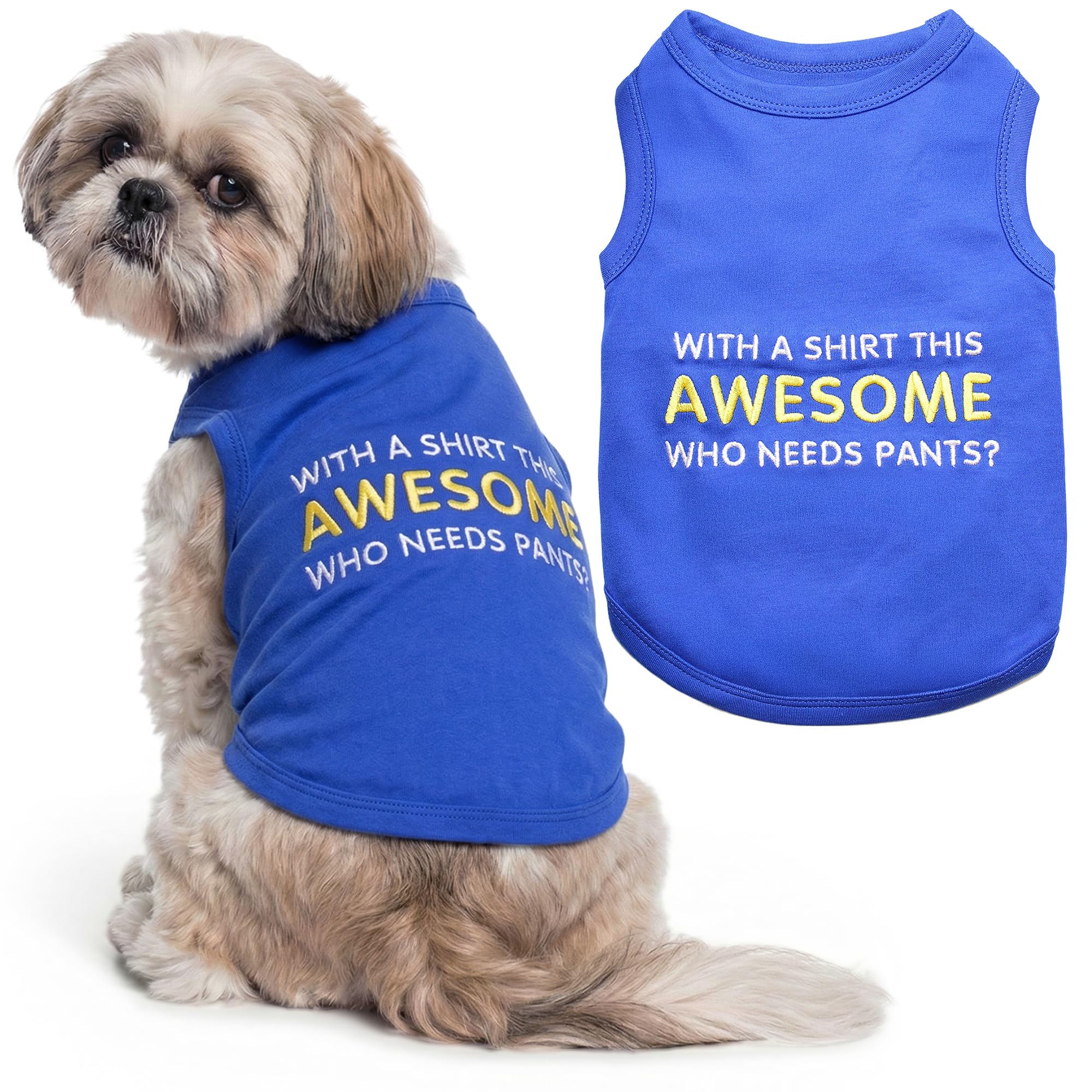 Parisian Pet Awesome Dog T-Shirt, Medium