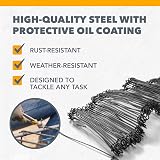 Build with Colour 8in Rebar Reinforcing Mesh Ties 1,000 Heavy-Duty Double Loop view 3