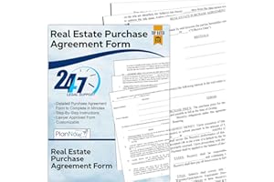 PlanNow Real Estate Purchase Agreement - Legal Form for Purchasing or Selling Property Between Individuals with Hassle-Free Instructions | Attorney Approved