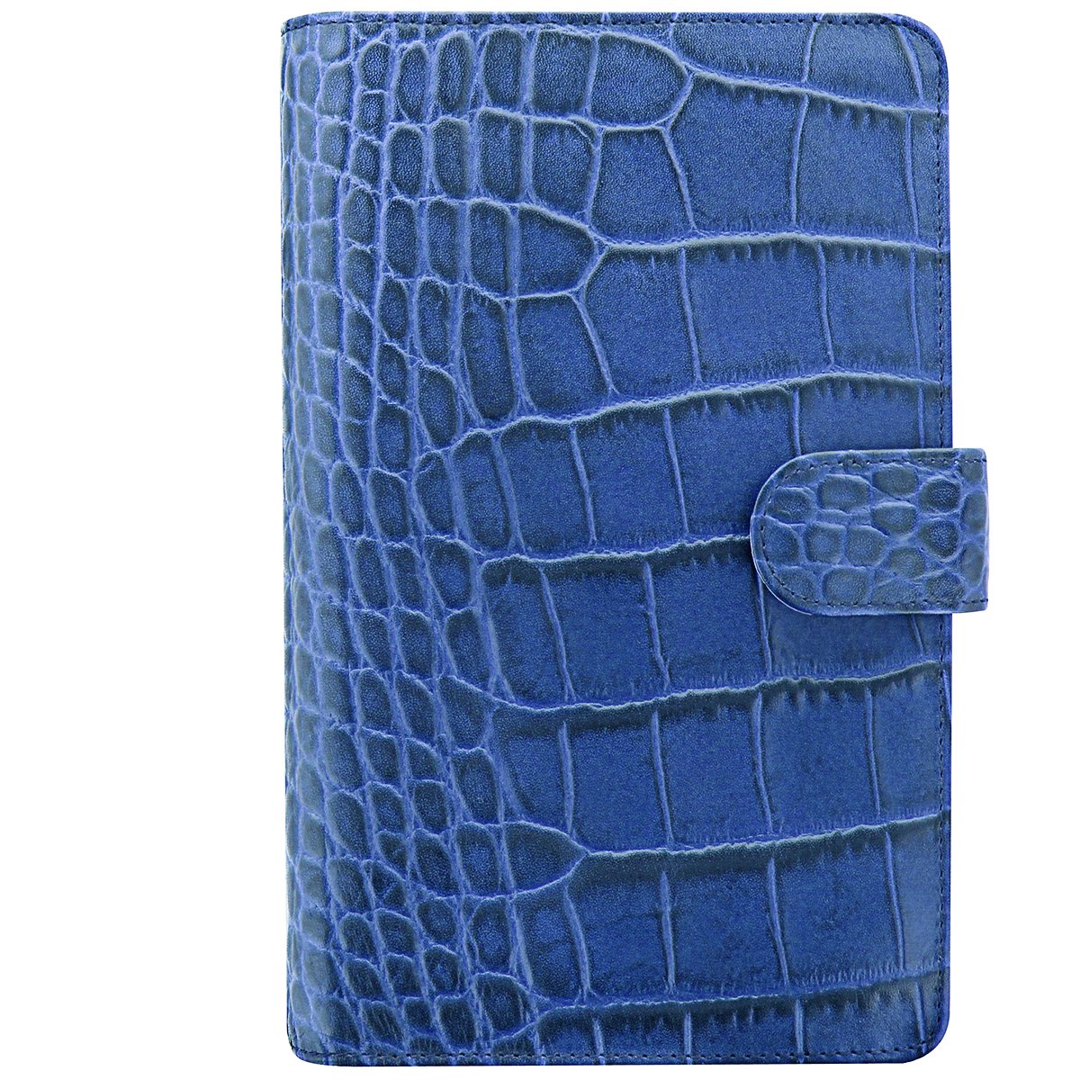 Filofax Personal Compact Classic Croc Organiser - Indigo — image 1