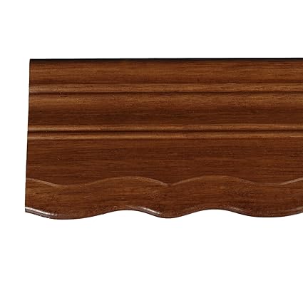 Rustic Wooden Trim Bow 9 Cm For Curtain Rail 120 Cm Oak Amazon Co