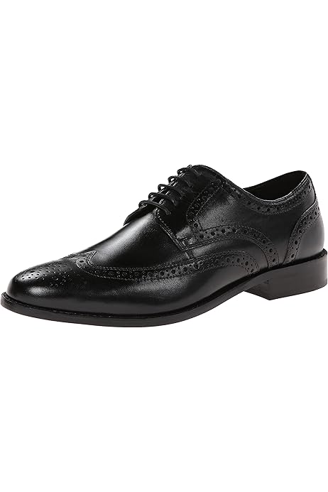 signature men's brogue cap toe oxford dress shoes