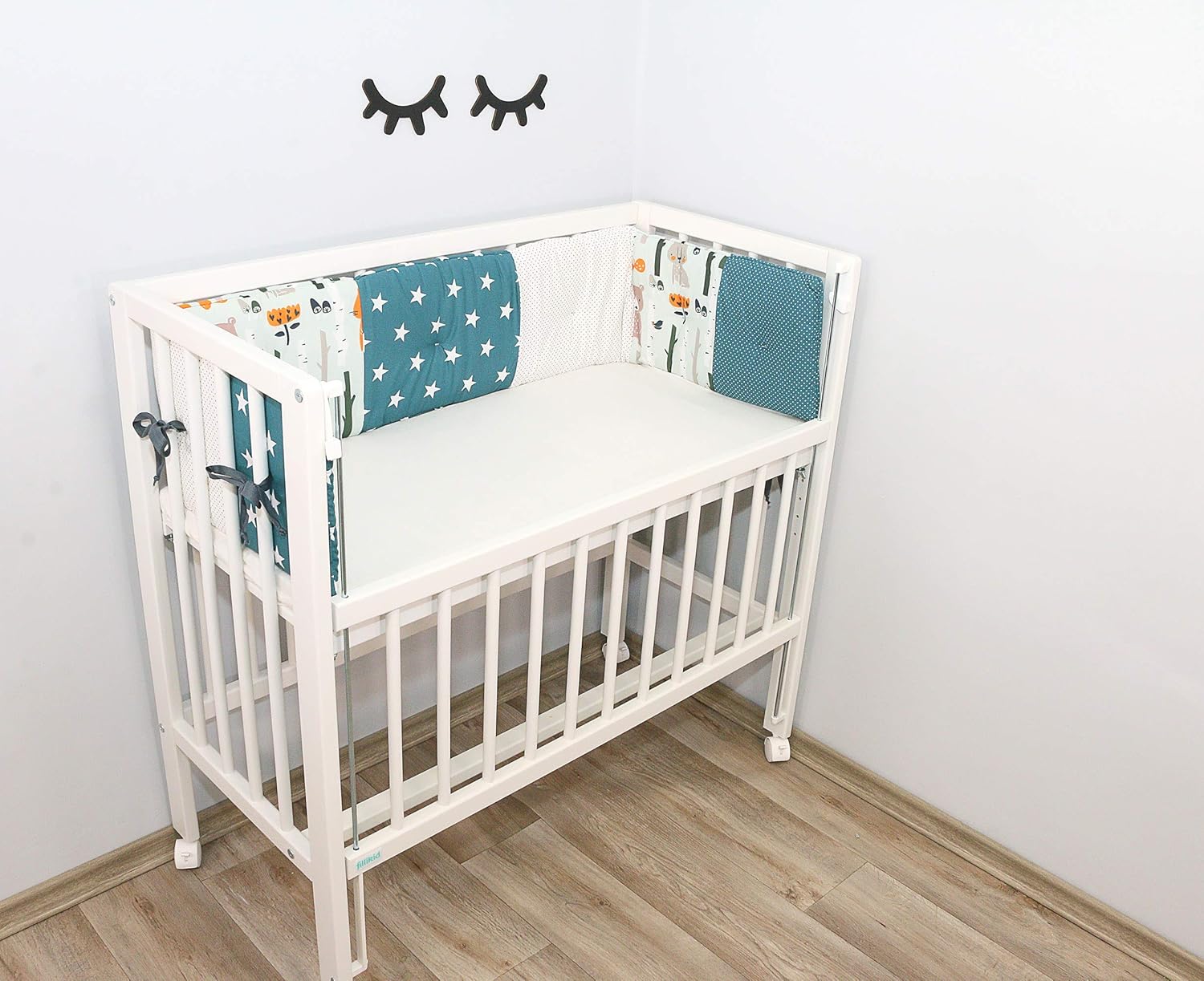 Bleu Clair Gris Garde Tete Bebe Hypoallergenique Tour De Lit Ullenboom Pour Berceau Cododo Cuisine Maison Accessoires De Literie Centroarco Com