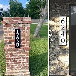 5 Inch Adhesive Numbers, White house Numbers for