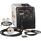 Hobart Handler 210MVP MIG Welder, Multi-Voltage 115/230V, Single-Phase | Dual-voltage MVP plug runs on 115V or 230V; single-phase wire feed MIG welder