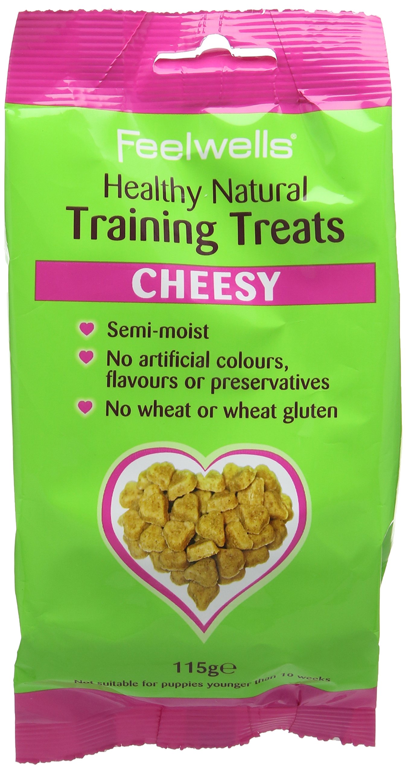 Feelwell's Semi moist Training Treats Cheesy 115 g (Pack of 7)