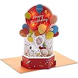 Hallmark Paper Wonder Peanuts Pop Up Birthday Card with Music (Snoopy, Birthday Balloons)