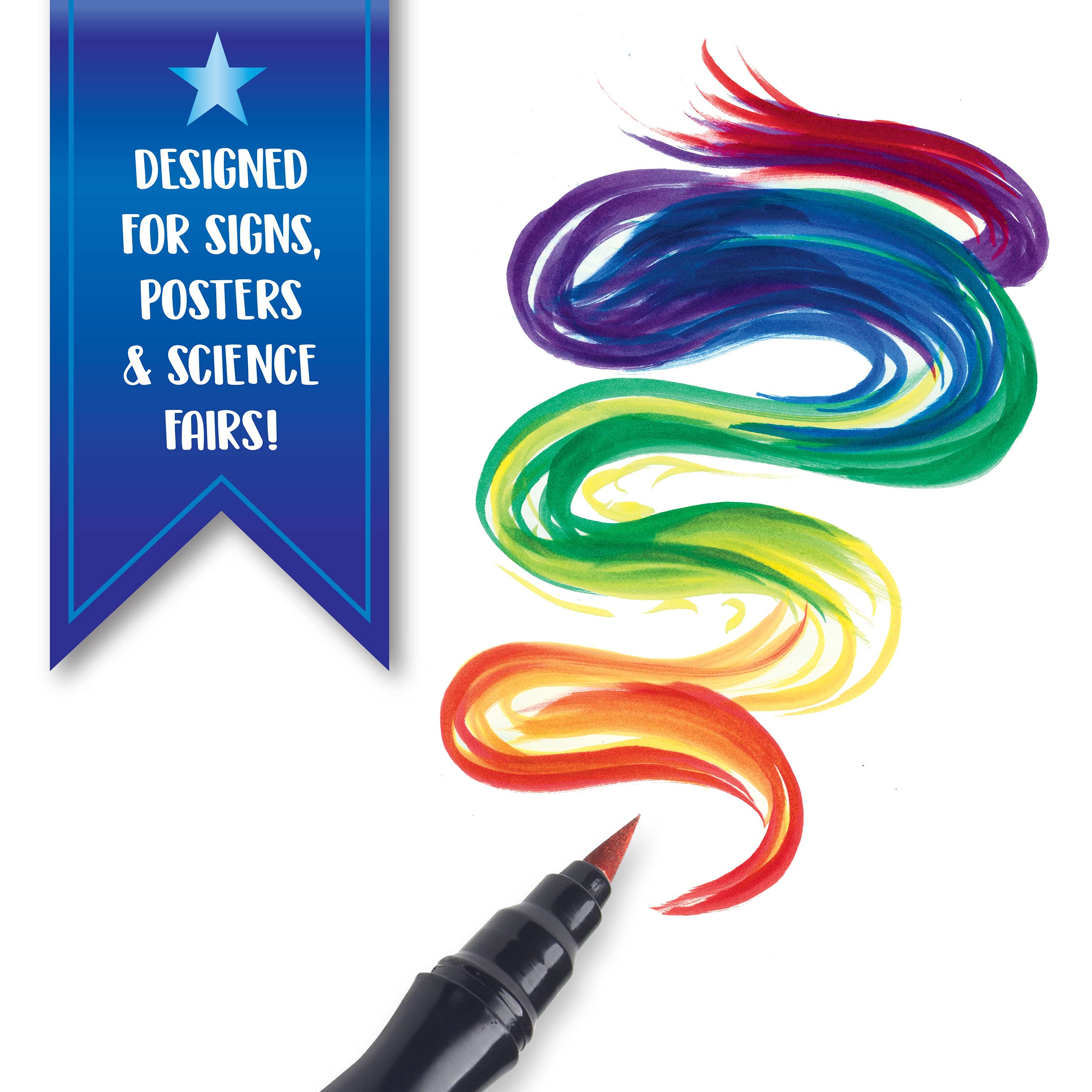 Crayola Washable No Drip Paint Brush Pens, Paint Set for Kids, 5 ct