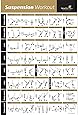Laminated Suspension Exercise Poster - Strength Training Chart - Build Muscle, Tone & Tighten - Home Gym Resistance Workout Routine - Fitness Guide - Bodyweight Resistance