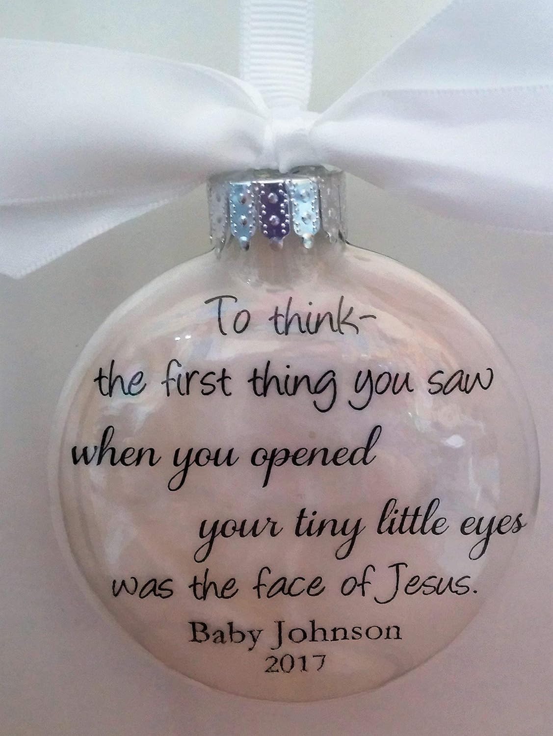christmas ornament for stillborn baby