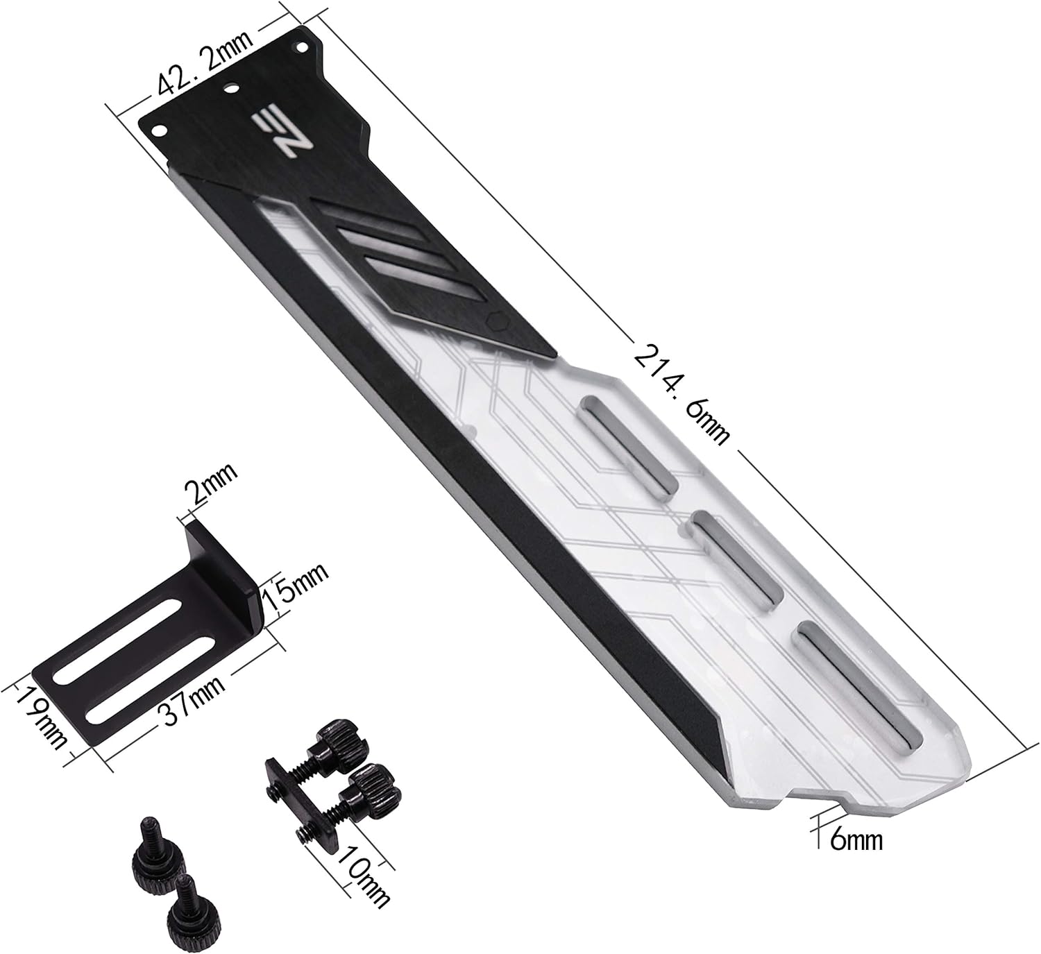 EZDIY-FAB ARGB Graphics Card Holder,GPU Support Bracket,RGB Video Card Sag-Sync with Motherboard 5V 3pin, 5v Argb Gpu Holder - Image 4