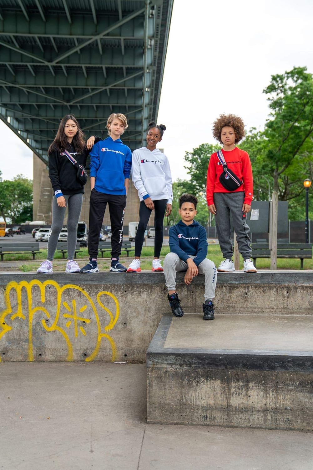 Champion Boys Sweatpant Heritage Collection Slim Fit Brushed Fleece Big and Little Boys Kids