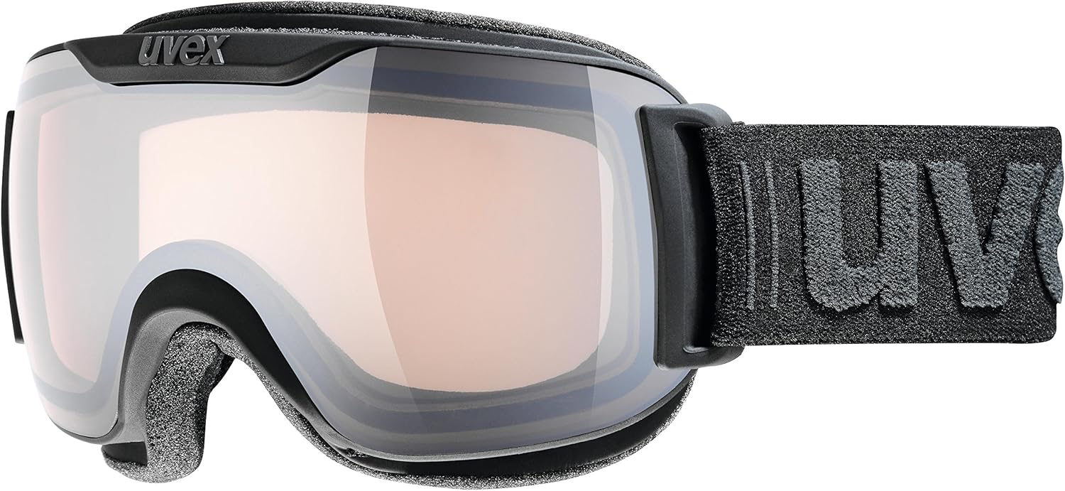 Uvex Downhill 2000 S VLM Unisex Ski Goggles, Unisex, Downhill 2000 S VLM, Black Mat Amazon.co