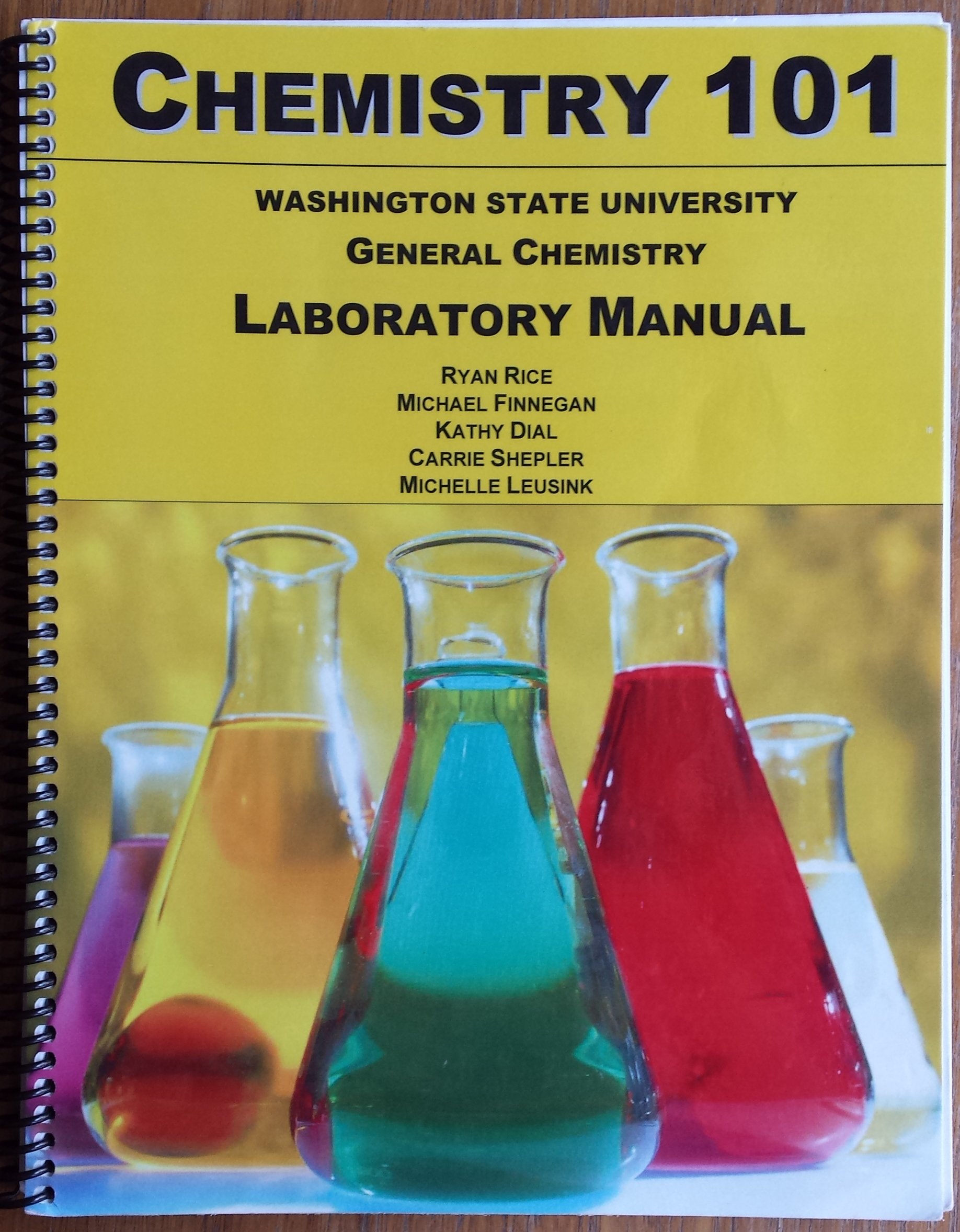 Chemistry 101: General Chemistry Laboratory Manual (Washington State  University): Amazon.com: Books