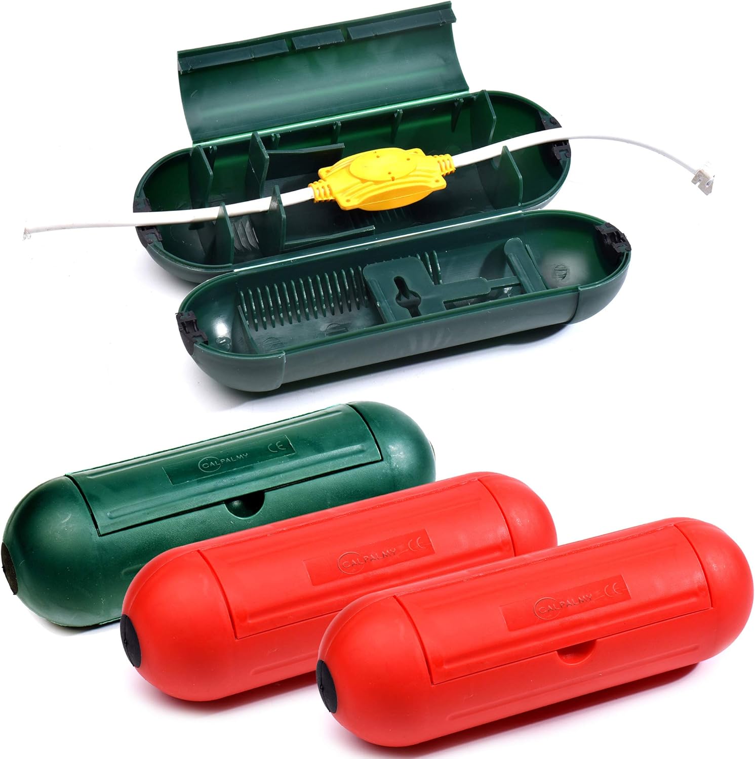 4 Pack Electrical and Extension Cord Protective Cover Set Indoor Outdoor Waterresistant