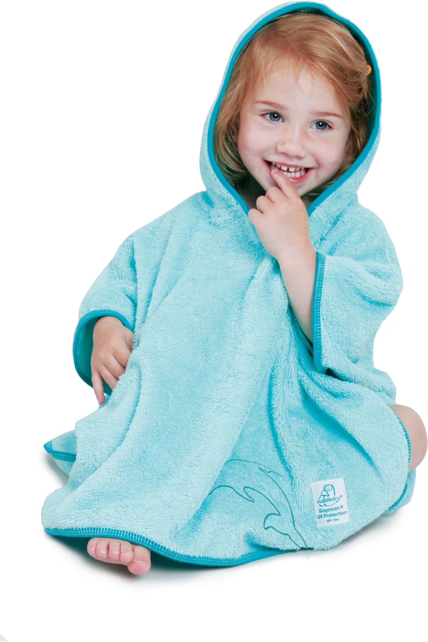 Snuggledry SPF 50+ UV Poncho Towel, Blue