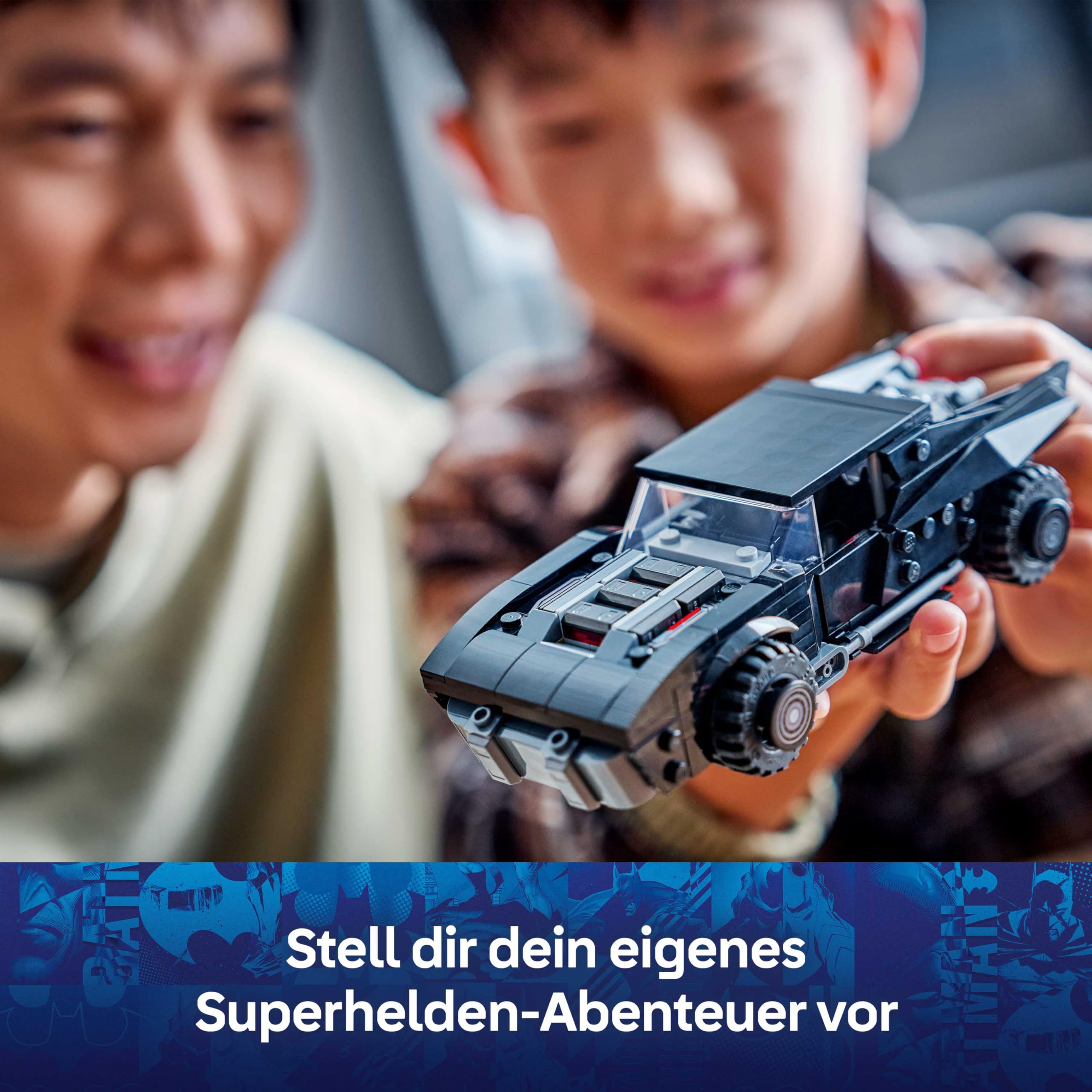 LEGO DC Batman: The Batman Batmobil - Kinder Spielzeug - Spielset mit Modellauto und Superhelden Minifigur für Kinder ab 9 Jahren - Kreatives Geschenk für Jungen, Mädchen und Fans - 76332 4