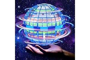KIYTARBOO Flying Orb Ball Toys 2025, Cosmic Fly Ball Globe Boomerang,Galaxy Hover Balls Hand Drone Orbit Fidget Spinner, Cool Toy Gifts for 6 7 8 9 10+ Year Old Boys Girls Outdoor Toys (Blue)