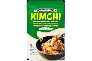 Kimchi Fermented Nappa Cabbage , 500 Gm (17.64 OZ) [Raw Organic Vegan]