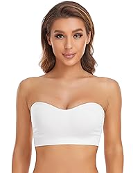 Lusait Strapless Bra for Women Non-Slip Silicone