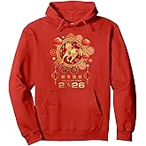 Chinese New Year 2026 Year Of The Horse Pullover Hoodie