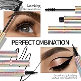 QIC Starry Sky Mascara & Eyeliner Set 4D Silk Fibre Waterproof Kit 2 Piece view 3
