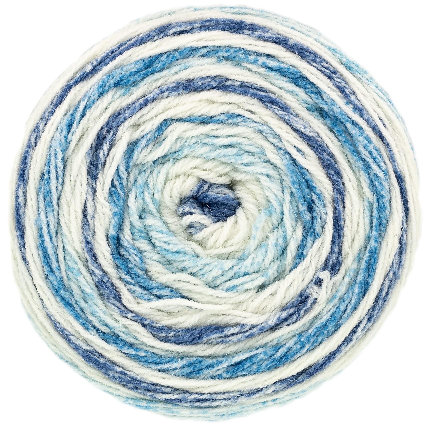 King Cole Harvest DK Knitting Cake Yarn Acrylic & Alpaca Wool 1 x 150g Ball (Morning Sky - 5204)