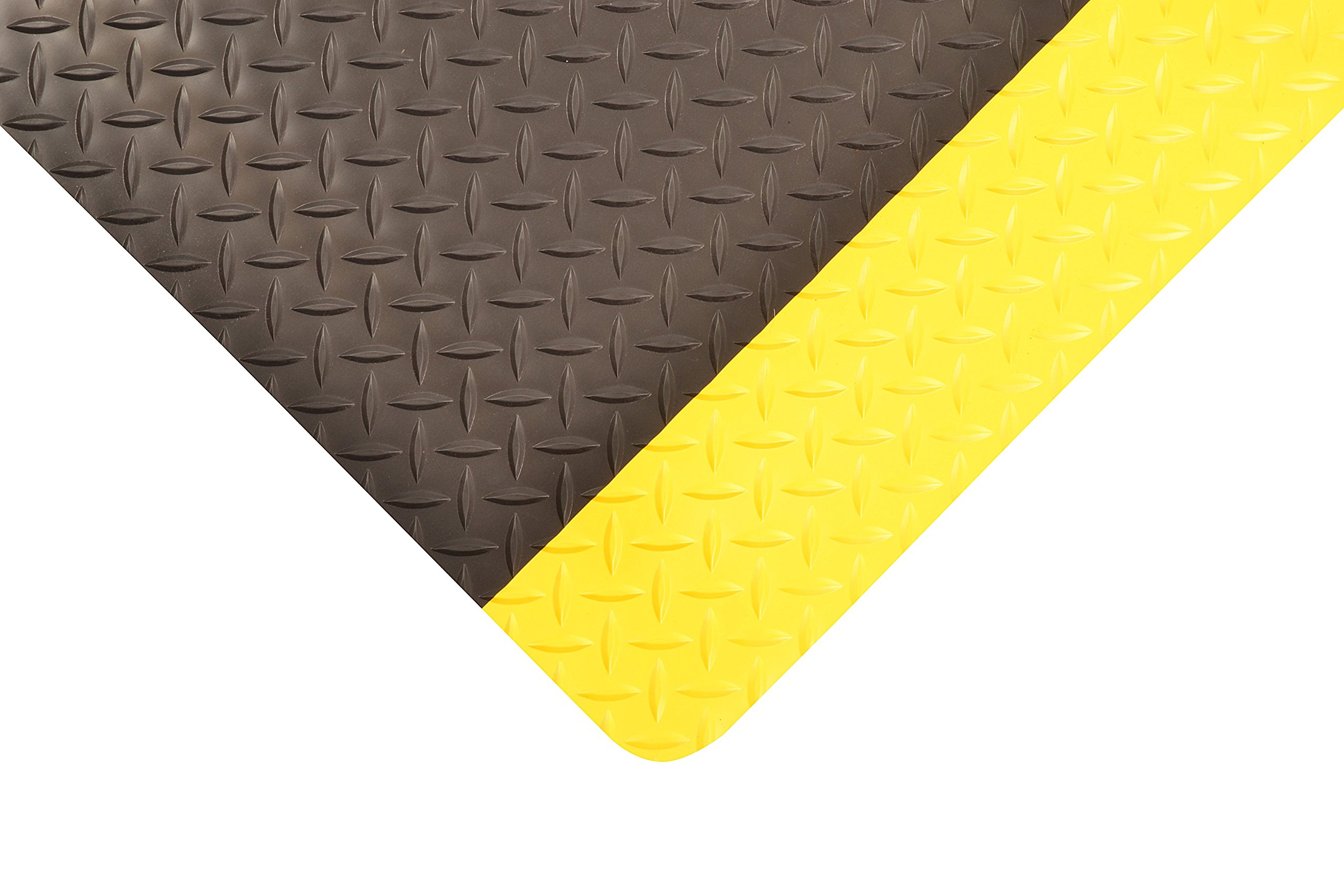 NoTrax Cushion Trax® Anti Fatigue Mat Black/Yellow 60x90