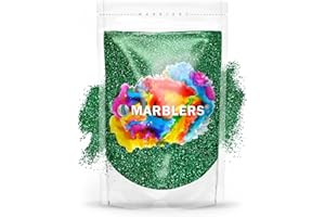 MARBLERS Twinkle Glitter [Christmas Green] 3oz (85g) | Fine | Non-Toxic, Vegan, Cruelty-Free | Face, Body, Eyeshadow, Hair, Festival, Party Makeup | Nail Art, Polish | Resin, Tumbler, Slime, Craft